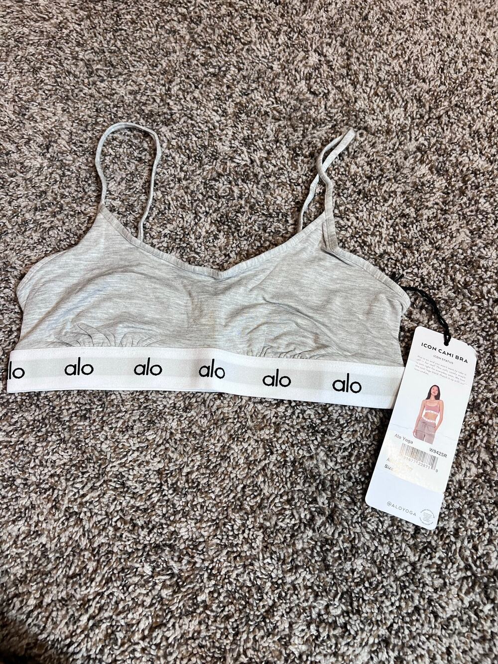 Alo Yoga Icon Cami Bra 
Msrp is $38.00.